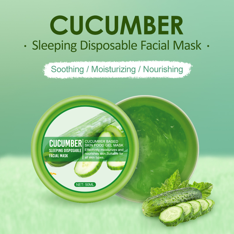 Moisturizing Cucumber Sleeping Disposable Facial Mask 50ml By LIRAINHAN
