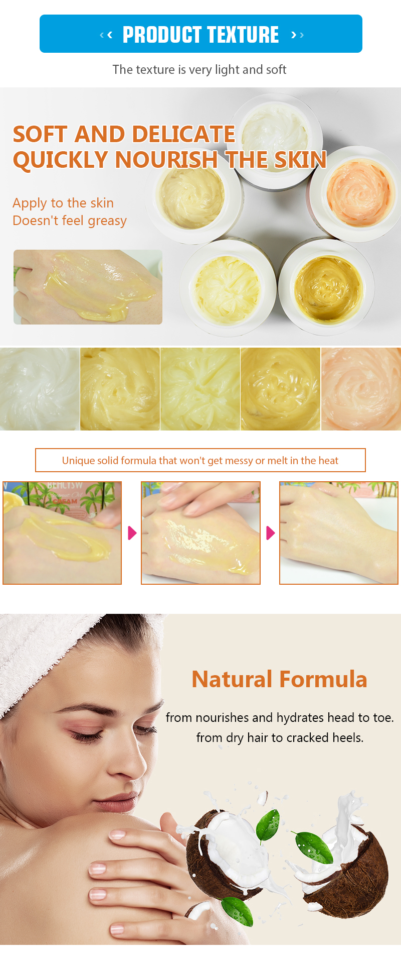 Private Label Hydrating Body Lotion Coconut Cream - CURRENTLY OUT OF STOCK