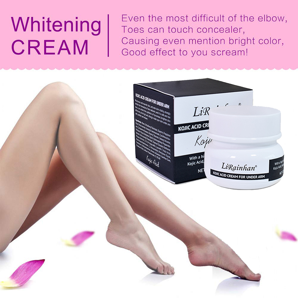 Skin Lightening Cream For Dark Underarm , Knees , Elbows , Inner Thigh , Bikini Line , Armpit Area Bleaching cream，Permanent Whitening