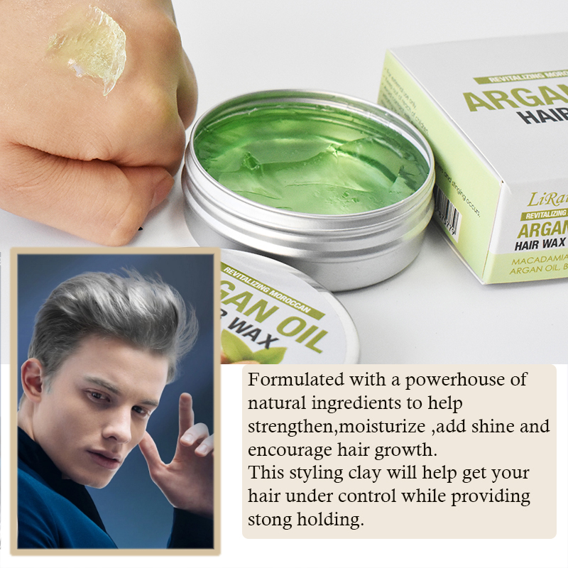 OEM ODM Hair Styling Wax Cream with Argan Oil For Extra Strong Hold and Matte Effect All Day