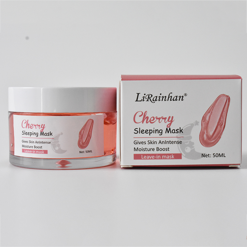 Custom Hydrating Moisturizing Anti-Aging Overnight Facial Night Face Cherry Mask Skincare for All Skin Types