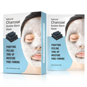 5 Pack Deep Purifying Black Charcoal Bubble Mask By LIRAINHAN