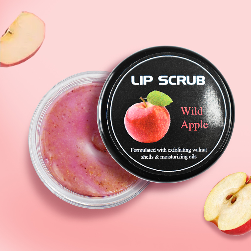 LIRAINHAN Exfoliator Moisturizer Apple Lip Scrub